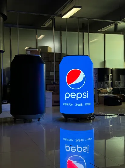240X120mm P4 Soft Curved Flexible LED Screen High Definition Indoor Full Color Customized Soft LED Display Screen
