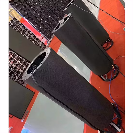 240X120mm P4 Soft Curved Flexible LED Screen High Definition Indoor Full Color Customized Soft LED Display Screen