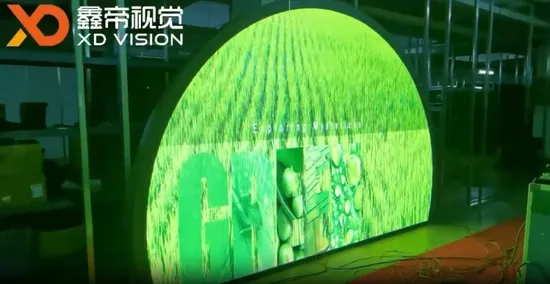 P1 P2 Flexible Display Module Panel Can Fold The Round Soft Circular Video Wall Round LED Screen