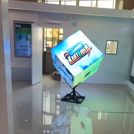 Outdoor Creative 4 Sides and 5 Side Magic Cube LED Screen